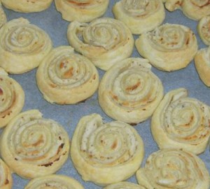 Feuilletés aux noix